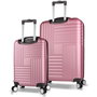 Zoozie Bags Conjunto de Maletas de 2 Piezas Oro Rosa